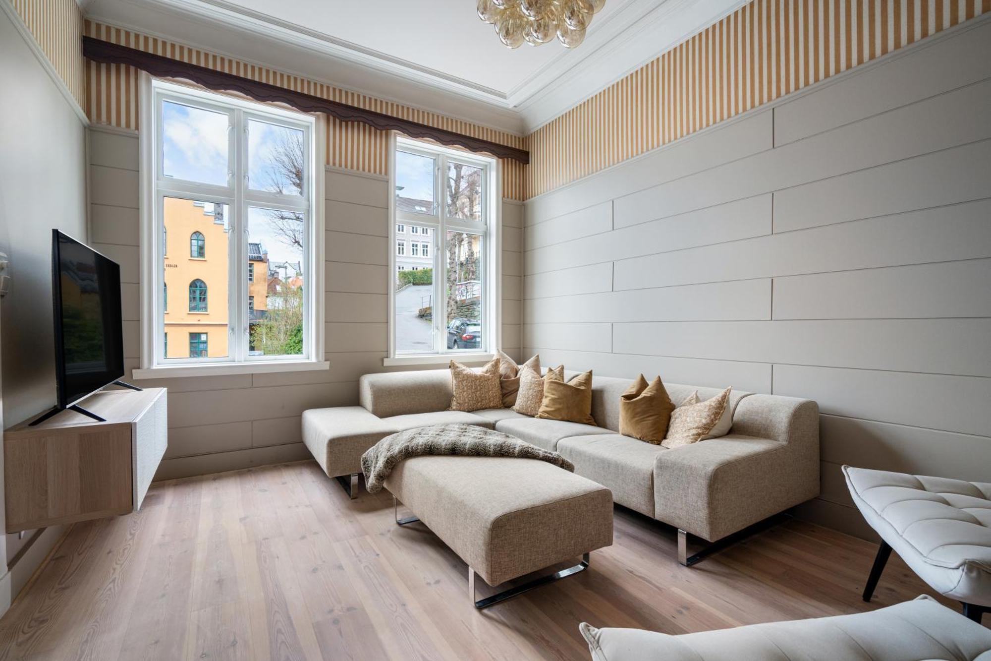 Апартаменты Experience The Luxury Lifestyle 100M From Bryggen! Берген Экстерьер фото